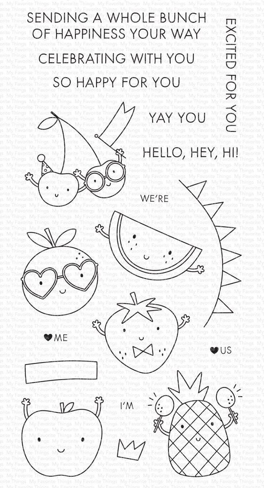 My Favorite Things Bunch of Happiness Clear Stamps (CS-579) My Favorite Things Bunch of Happiness Clear Stamps (CS-579)