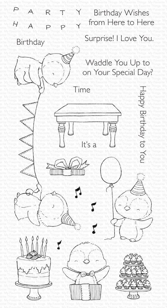 My Favorite Things Penguin Party Clear Stamps (SY-35) My Favorite Things Penguin Party Clear Stamps (SY-35)