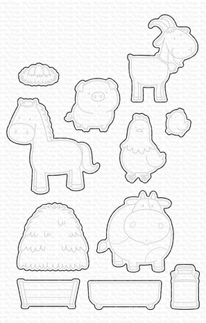 My Favorite Things Die-namics The Whole Herd (MFT-2033)