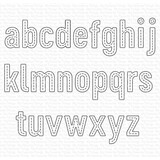 My Favorite Things Die-namics In Stitches Lowercase Alphabet (MFT-2041)
