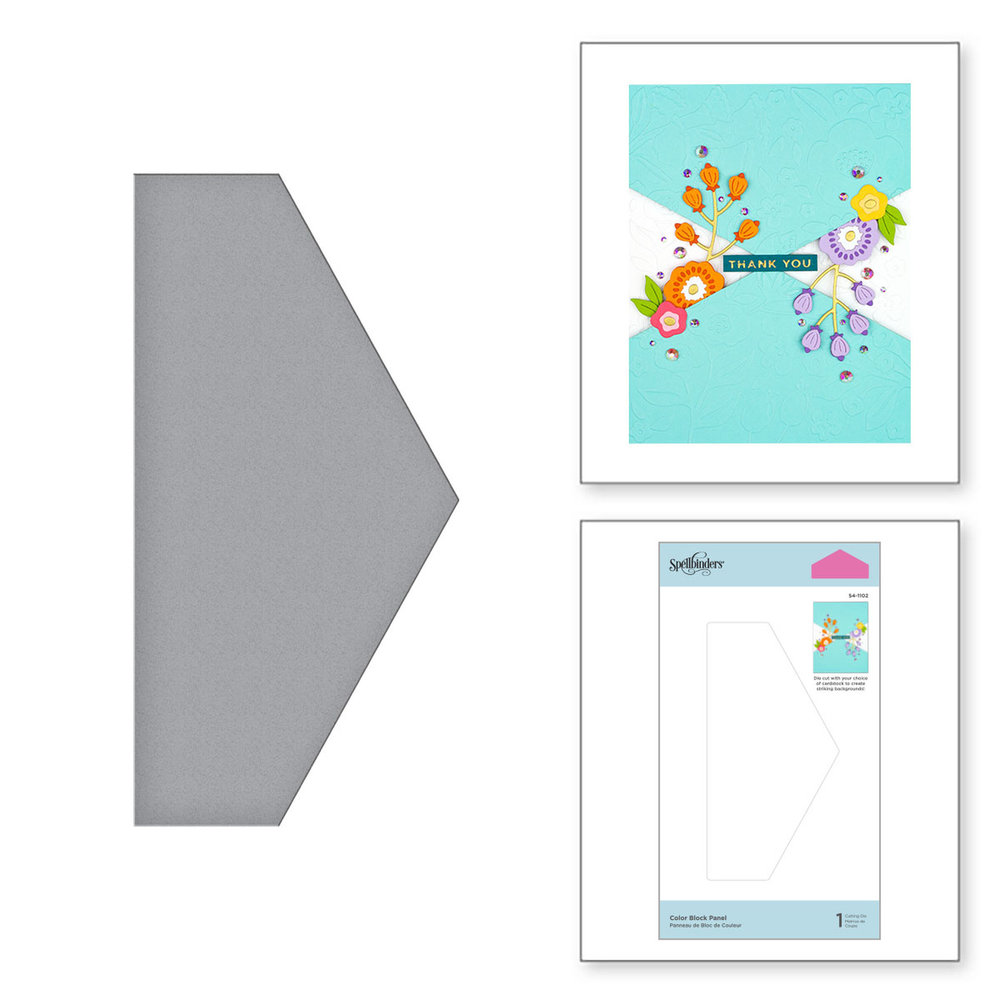 Spellbinders Snijmal Color Block Panel (S4-1102) Spellbinders Snijmal Color Block Panel (S4-1102)