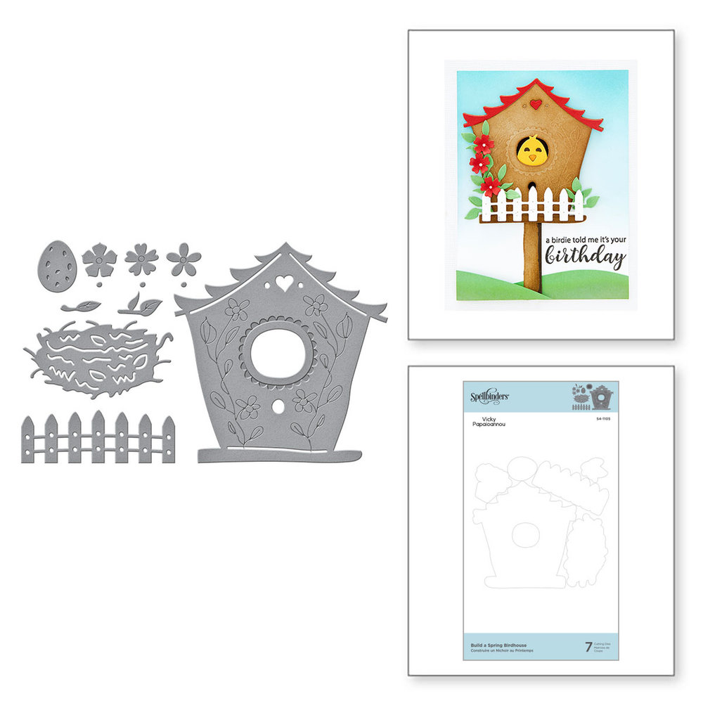 Spellbinders Snijmal Build a Spring Birdhouse (S4-1105)