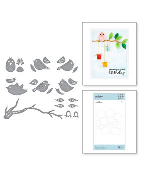 Spellbinders Snijmal Sweet Birds on a Branch (S4-1107) Spellbinders Snijmal Sweet Birds on a Branch (S4-1107)