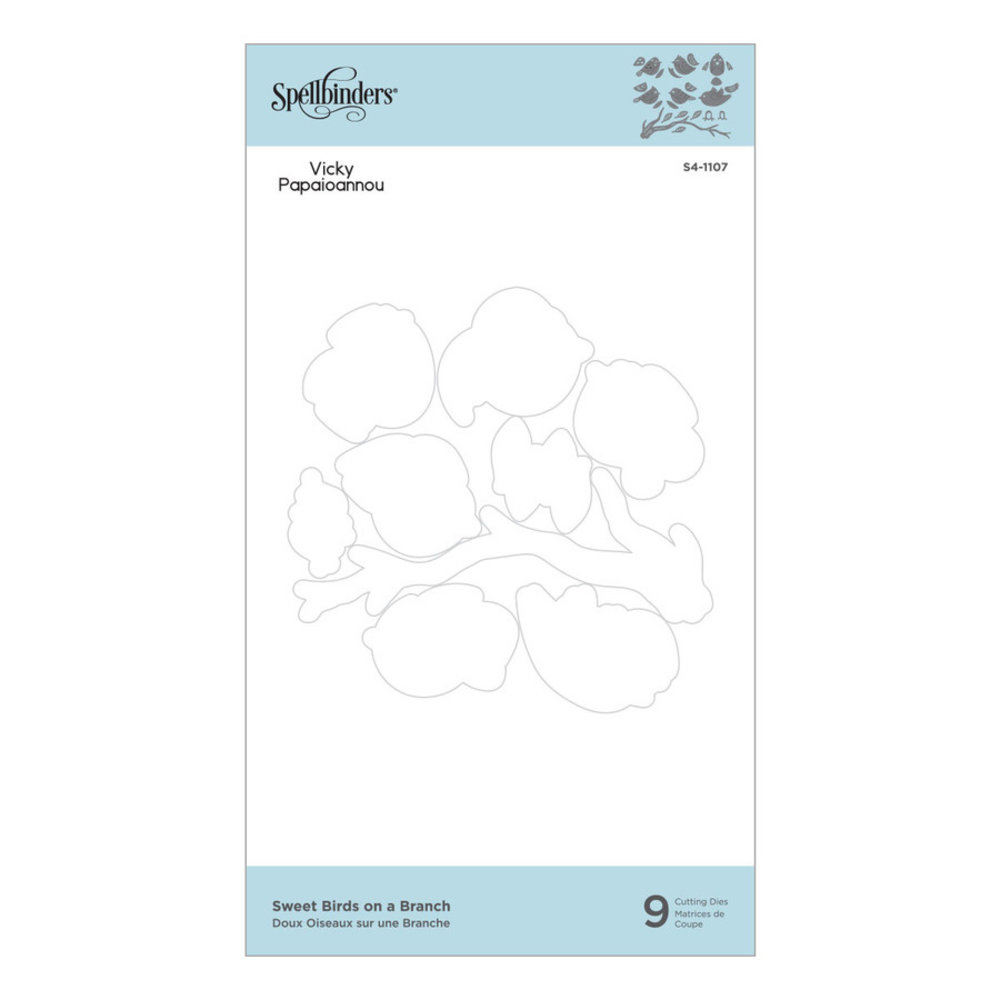 Spellbinders Snijmal Sweet Birds on a Branch (S4-1107) Spellbinders Snijmal Sweet Birds on a Branch (S4-1107)