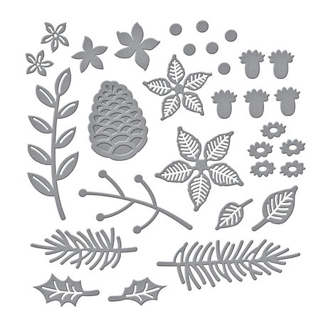 Spellbinders Snijmal Christmas Blooms (S4-1135) Spellbinders Snijmal Christmas Blooms (S4-1135)