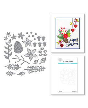 Spellbinders Snijmal Christmas Blooms (S4-1135) Spellbinders Snijmal Christmas Blooms (S4-1135)