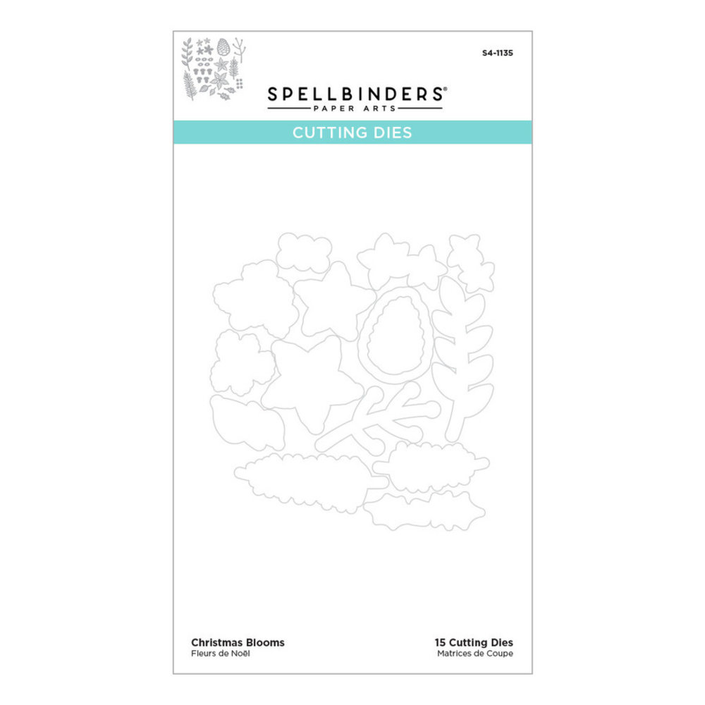 Spellbinders Snijmal Christmas Blooms (S4-1135) Spellbinders Snijmal Christmas Blooms (S4-1135)