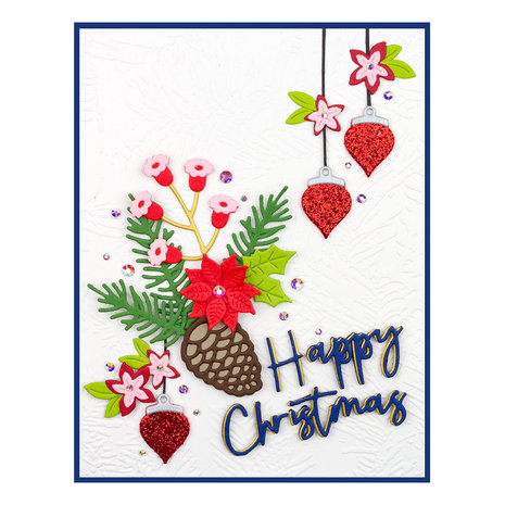 Spellbinders Snijmal Christmas Blooms (S4-1135) Spellbinders Snijmal Christmas Blooms (S4-1135)