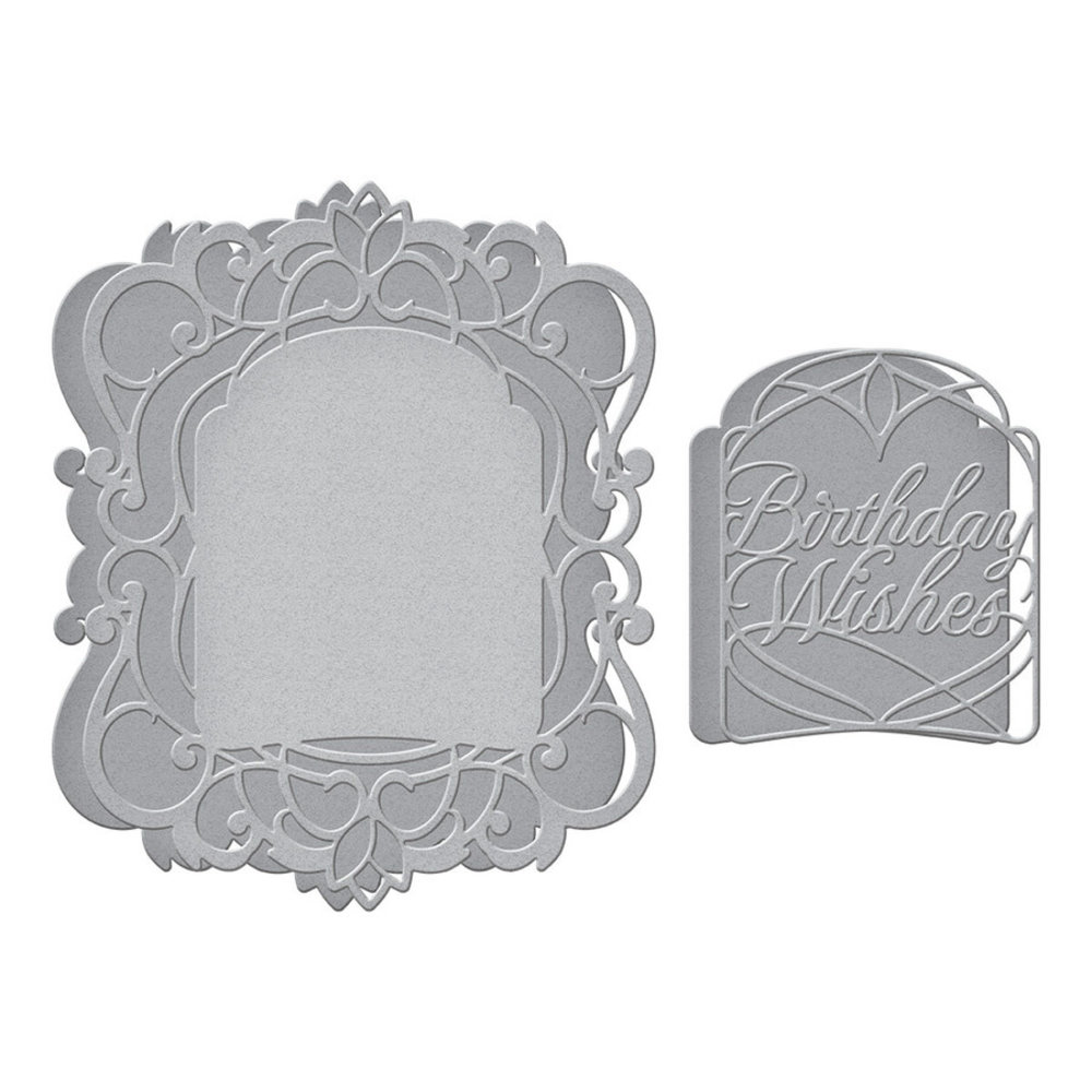 Spellbinders Snijmal Birthday Wishes Vignette (S5-455) Spellbinders Snijmal Birthday Wishes Vignette (S5-455)