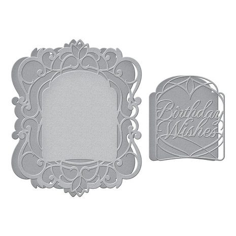 Spellbinders Snijmal Birthday Wishes Vignette (S5-455) Spellbinders Snijmal Birthday Wishes Vignette (S5-455)
