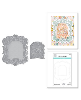 Spellbinders Snijmal Birthday Wishes Vignette (S5-455) Spellbinders Snijmal Birthday Wishes Vignette (S5-455)