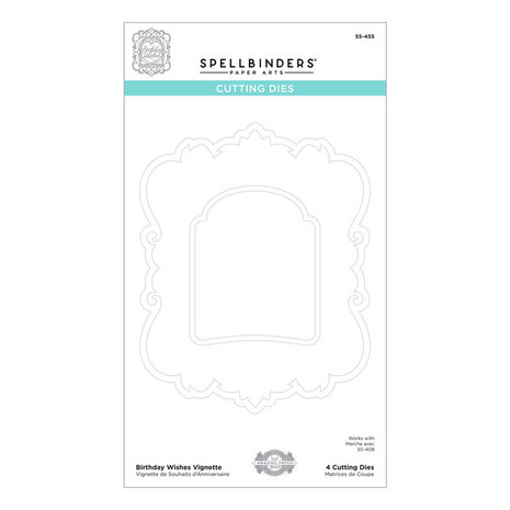 Spellbinders Snijmal Birthday Wishes Vignette (S5-455) Spellbinders Snijmal Birthday Wishes Vignette (S5-455)