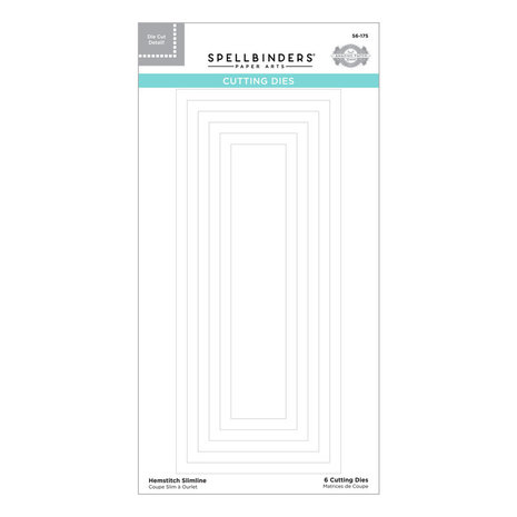 Spellbinders Snijmal Slimline Hemstitch (S6-175) Spellbinders Snijmal Slimline Hemstitch (S6-175)