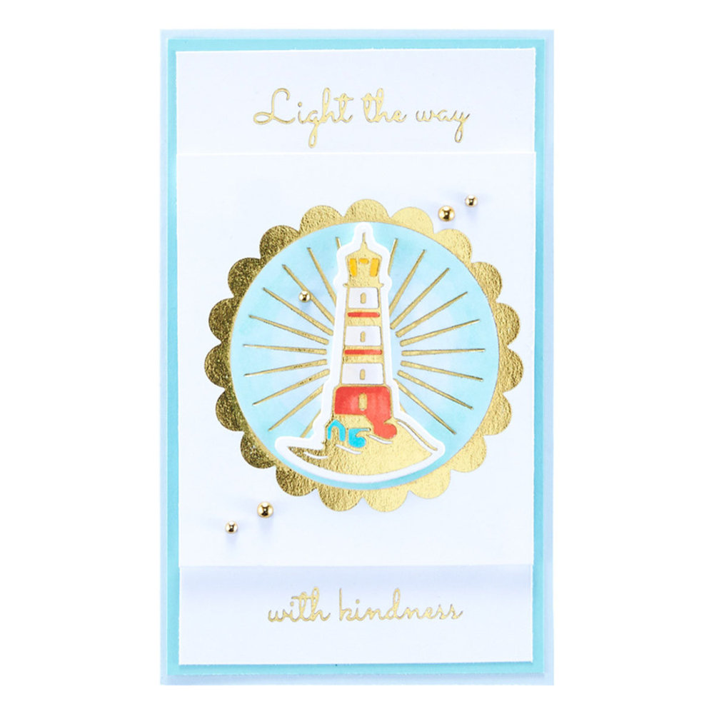 Spellbinders Shine Your Light Glimmer Hot Foil Plate & Die Sets (GLP-285)