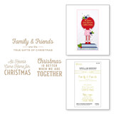 Spellbinders Gifts of Christmas Sentiments Glimmer Hot Foil Plate (GLP-294)