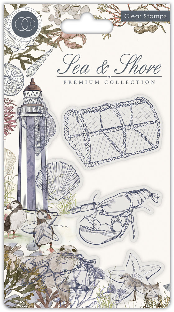 Craft Consortium Sea & Shore Sea Clear Stamps (CCSTMP062) Craft Consortium Sea & Shore Sea Clear Stamps (CCSTMP062)