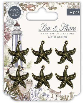 Craft Consortium Sea & Shore Star Fish Metal Charms (CCMCHRM025) Craft Consortium Sea & Shore Star Fish Metal Charms (CCMCHRM025)