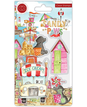 Craft Consortium Sandy Paws Ice Cream Clear Stamps (CCSTMP065)