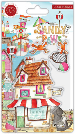 Craft Consortium Sandy Paws Fresh Fish Clear Stamps (CCSTMP067) Craft Consortium Sandy Paws Fresh Fish Clear Stamps (CCSTMP067)