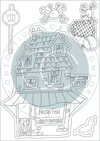 Craft Consortium Sandy Paws Fresh Fish Clear Stamps (CCSTMP067) Craft Consortium Sandy Paws Fresh Fish Clear Stamps (CCSTMP067)
