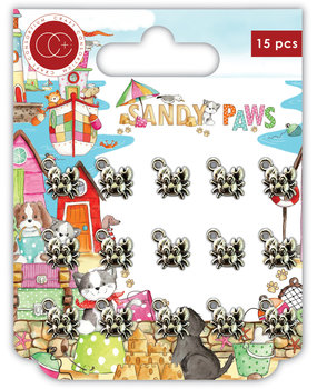 Craft Consortium Sandy Paws Little Crabs Metal Charms (CCMCHRM027) Craft Consortium Sandy Paws Little Crabs Metal Charms (CCMCHRM027)