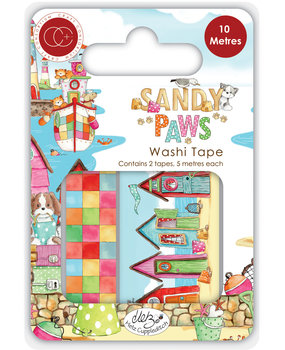 Craft Consortium Sandy Paws Washi Tape (CCWTPE012) Craft Consortium Sandy Paws Washi Tape (CCWTPE012)