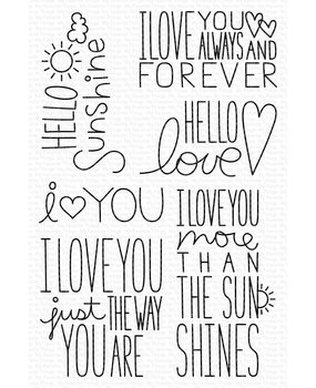 My Favorite Things I Love You More Clear Stamps (MSTN-001) My Favorite Things I Love You More Clear Stamps (MSTN-001)