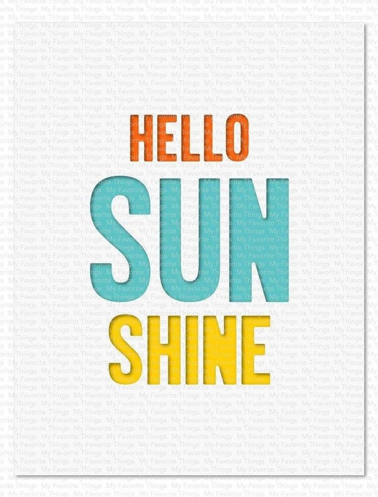 My Favorite Things Die-namics Hello Sunshine (MFT-2058)