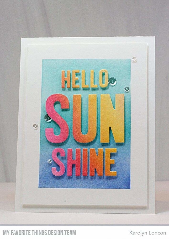 My Favorite Things Die-namics Hello Sunshine (MFT-2058)