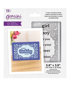 Gemini Floral Opulence Frame Stamp & Die (GEM-STD-FLOF)
