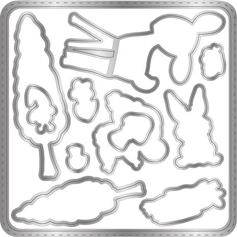 Gemini Wonderful Woodland Box Stamp & Die (GEM-STD-BWONWOO)