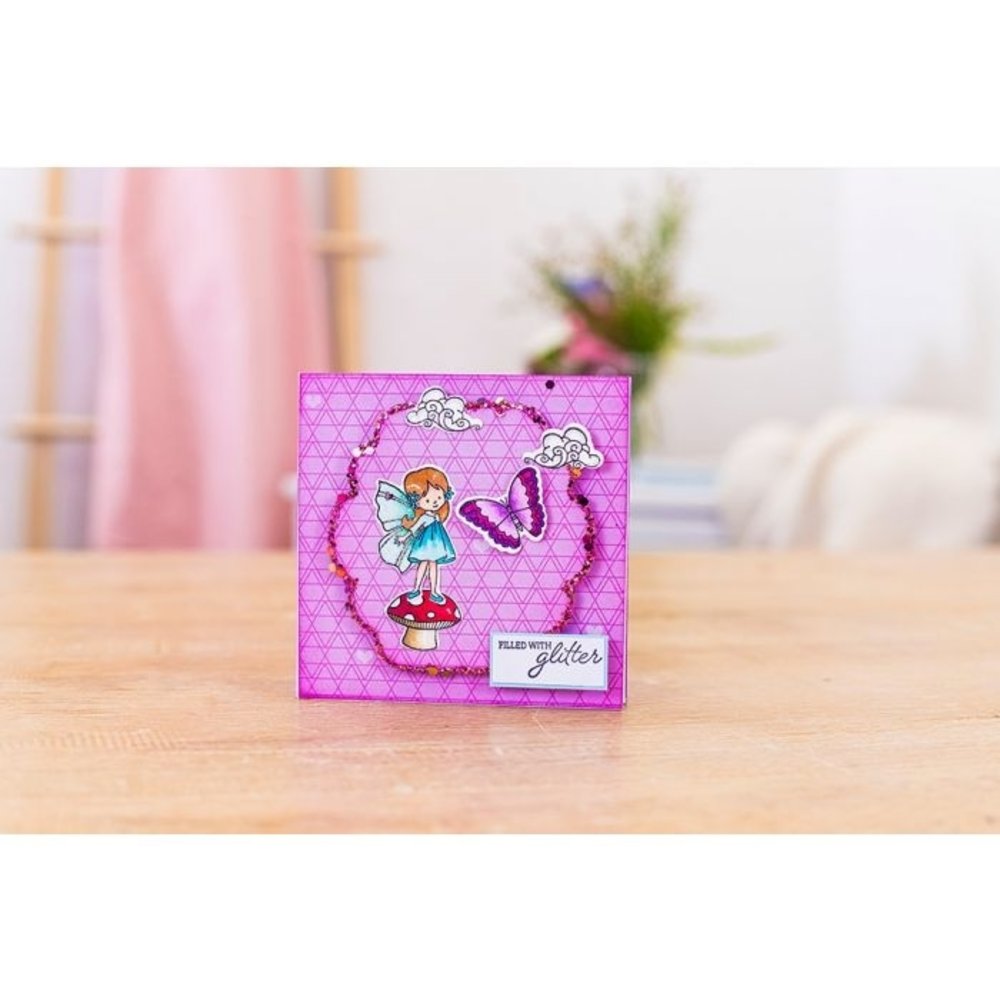 Gemini Box Filled With Glitter Stamp & Die (GEM-STD-BFILWIG) Gemini Box Filled With Glitter Stamp & Die (GEM-STD-BFILWIG)