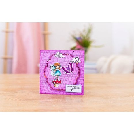 Gemini Box Filled With Glitter Stamp & Die (GEM-STD-BFILWIG) Gemini Box Filled With Glitter Stamp & Die (GEM-STD-BFILWIG)