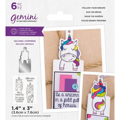 Gemini Follow Your Dreams Stamp & Die (GEM-STD-FODRE) Gemini Follow Your Dreams Stamp & Die (GEM-STD-FODRE)