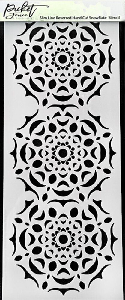 Picket Fence Studios Slimline Reversed Hand Cut Snowflake (SC-252) Picket Fence Studios Slimline Reversed Hand Cut Snowflake (SC-252)