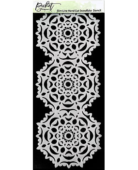 Picket Fence Studios Slimline Hand Cut Snowflake (SC-253)