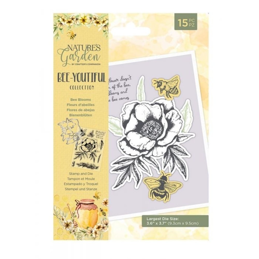 Crafter's Companion Bee-Youtiful Collection Bee Blooms Stamp & Die (NG-BEY-STD-BEBL) Crafter's Companion Bee-Youtiful Collection Bee Blooms Stamp & Die (NG-BEY-STD-BEBL)