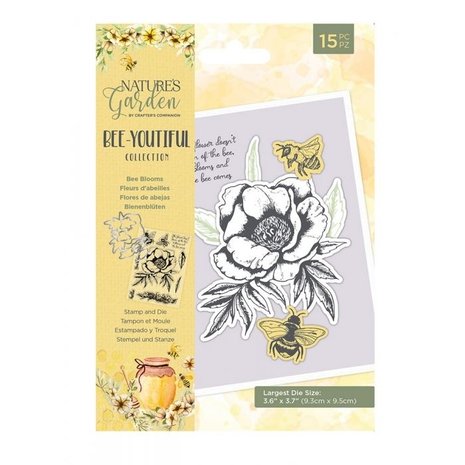 Crafter's Companion Bee-Youtiful Collection Bee Blooms Stamp & Die (NG-BEY-STD-BEBL) Crafter's Companion Bee-Youtiful Collection Bee Blooms Stamp & Die (NG-BEY-STD-BEBL)