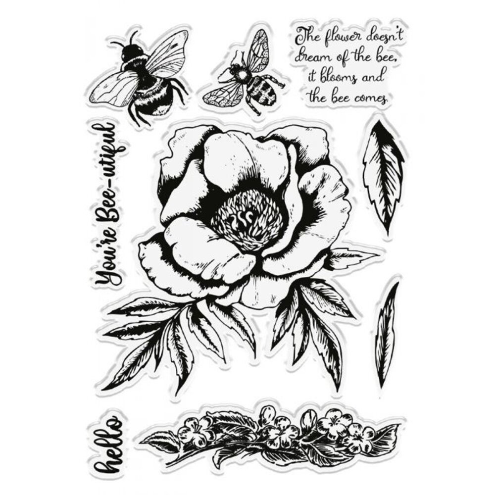 Crafter's Companion Bee-Youtiful Collection Bee Blooms Stamp & Die (NG-BEY-STD-BEBL) Crafter's Companion Bee-Youtiful Collection Bee Blooms Stamp & Die (NG-BEY-STD-BEBL)