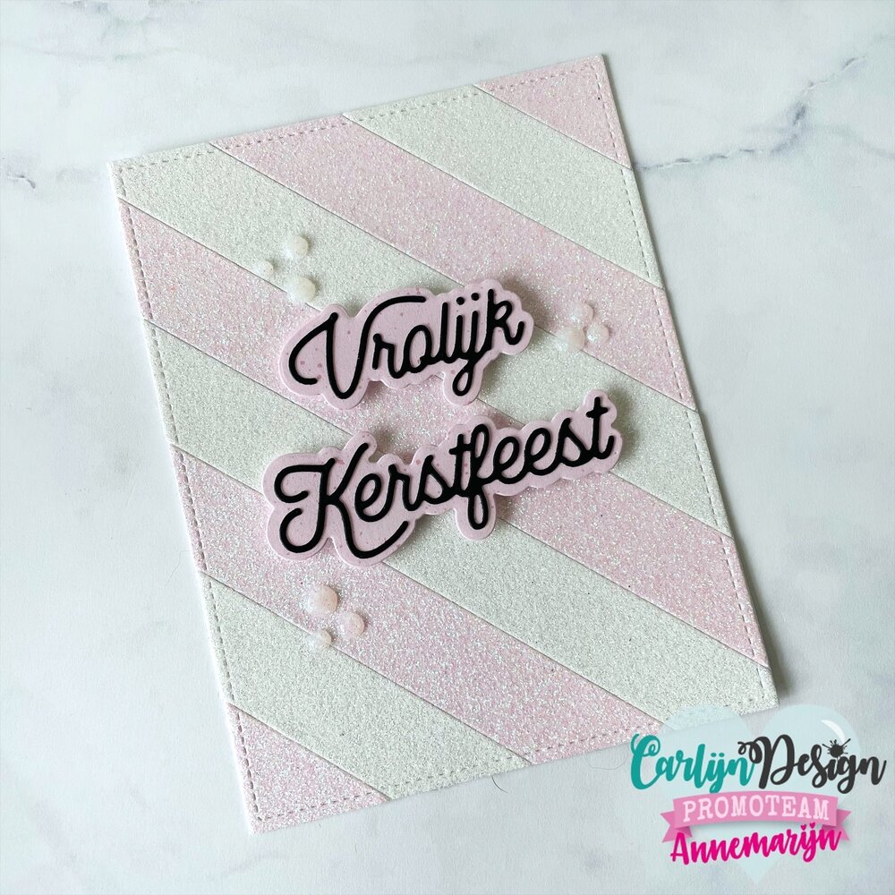 Carlijn Design Snijmallen Monoline Vrolijk Kerstfeest (CDSN-0116)