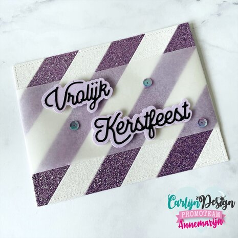 Carlijn Design Snijmallen Monoline Vrolijk Kerstfeest (CDSN-0116)