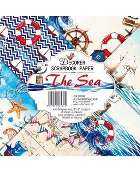 Decorer The Sea 8x8 Inch Paper Pack (DECOR-B35-433) Decorer The Sea 8x8 Inch Paper Pack (DECOR-B35-433)