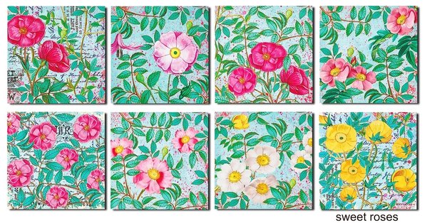 Decorer Sweet Roses 6x6 Inch Paper Pack (DECOR-C33-236) Decorer Sweet Roses 6x6 Inch Paper Pack (DECOR-C33-236)