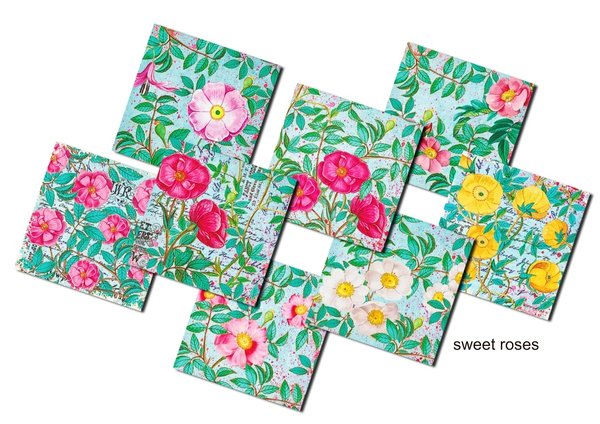 Decorer Sweet Roses 6x6 Inch Paper Pack (DECOR-C33-236) Decorer Sweet Roses 6x6 Inch Paper Pack (DECOR-C33-236)