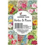 Decorer Herbs & Roses Paper Pack (7x10,8cm) (M21)