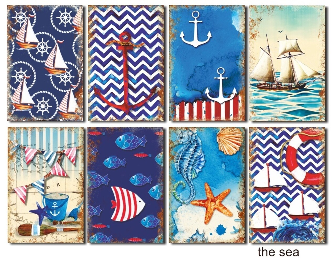 Decorer The Sea Paper Pack (7x10,8cm) (M95) Decorer The Sea Paper Pack (7x10,8cm) (M95)