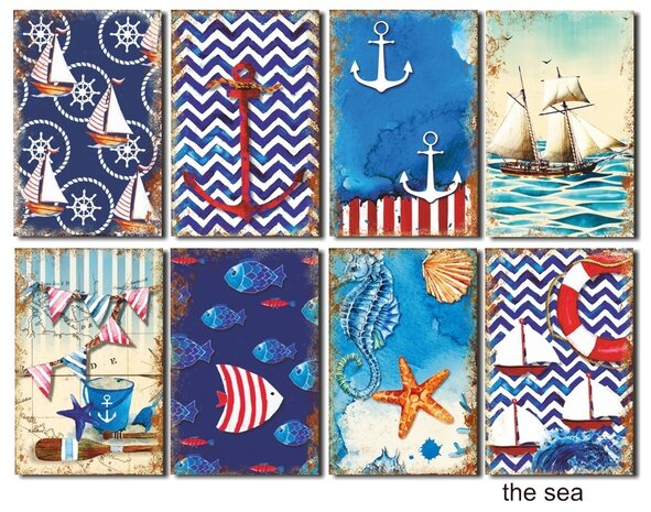 Decorer The Sea Paper Pack (7x10,8cm) (M95) Decorer The Sea Paper Pack (7x10,8cm) (M95)