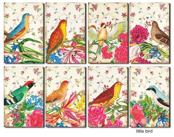 Decorer Little Bird Paper Pack (7x10,8cm) (M97) Decorer Little Bird Paper Pack (7x10,8cm) (M97)