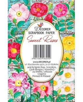 Decorer Sweet Roses Paper Pack (7x10,8cm) (M98) Decorer Sweet Roses Paper Pack (7x10,8cm) (M98)