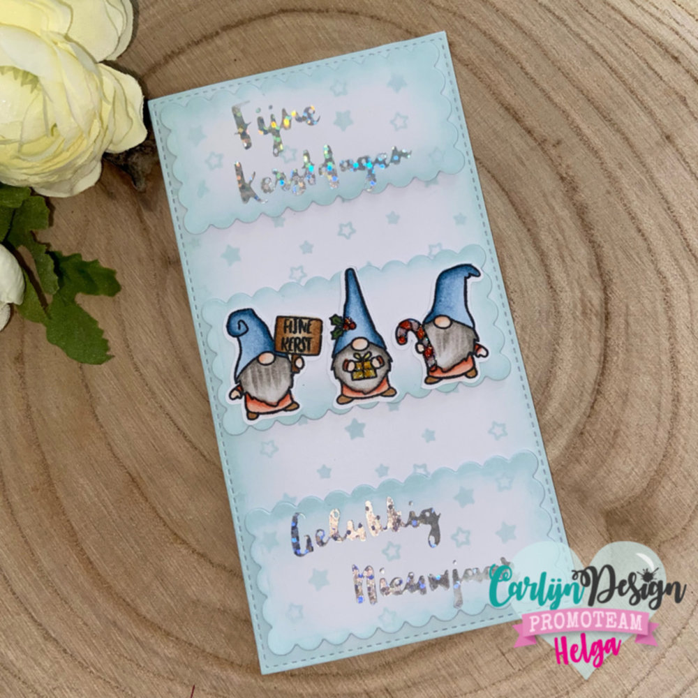 Carlijn Design Hot Foil Kerstwensen Brush (CDHF-0012)